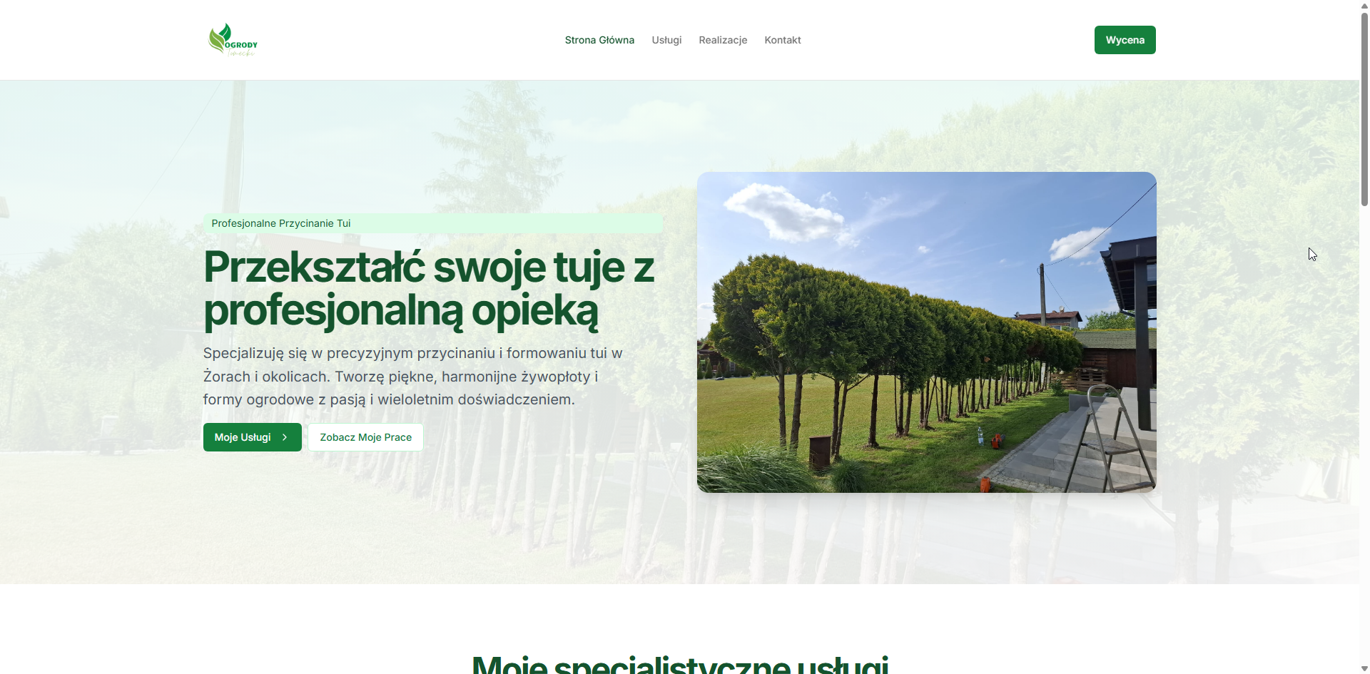 Ogrody Tomecki - Usługi Ogrodnicze